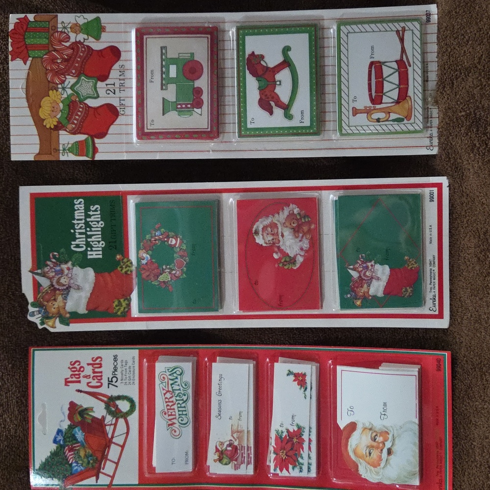 Christmas Gift, Tags, Trims